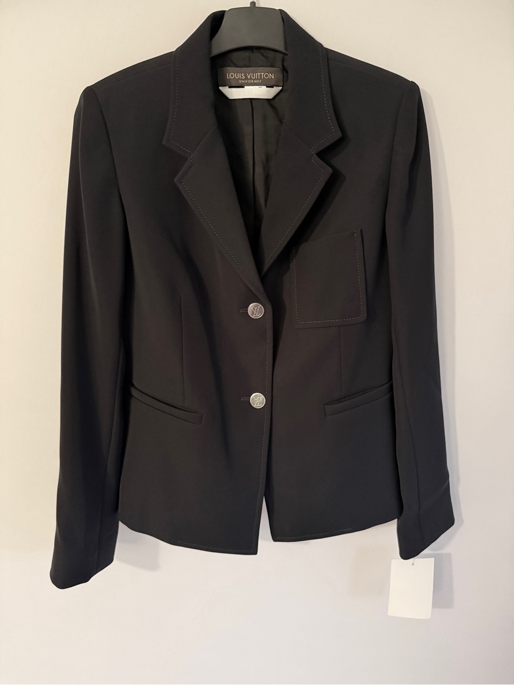 Louis Vuitton Uniform Black Blazer | Size 34 | Brand New With Tags